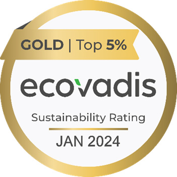 Ecovadis Gold badge