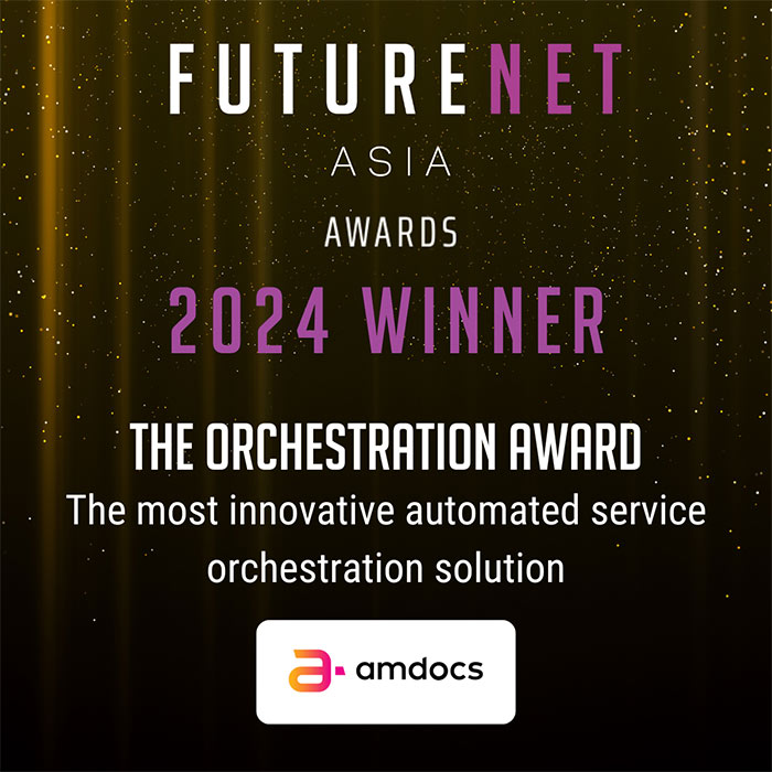 FutureNet Asia Orchestration Award 2024 for the most innovative automated service orchestration solution deployed in APAC