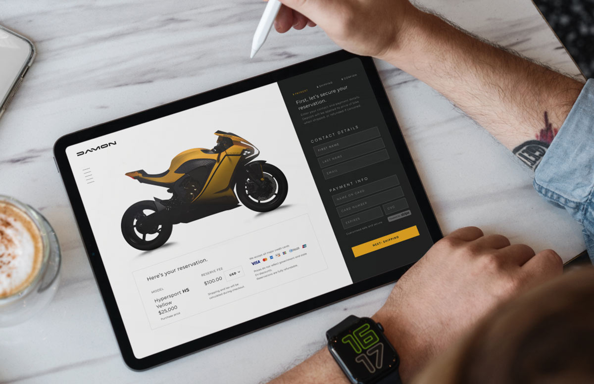 Damon needed a website that matched the magnitude of their vision.