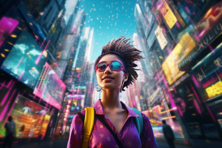 girl-city-lights-glasses-ai