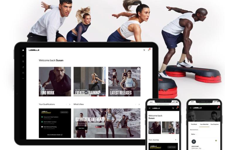 Les Mills seamless digital platform by amdocs studios